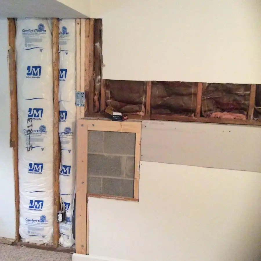 Wall insulation replacement during Odor Removal & Deodorization in Branford